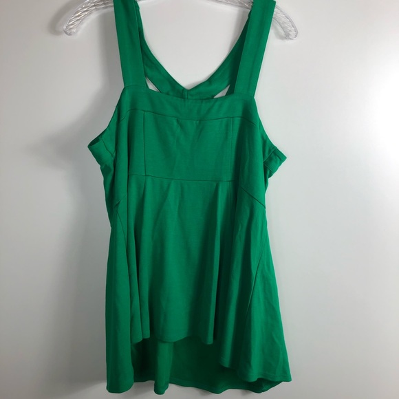Torrid strappy peplum halter tank top size 1 - Picture 4 of 6